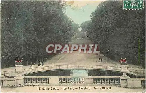 Cartes postales Saint Cloud Le Parc Bassin du Fer a Cheval