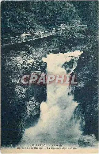 Cartes postales Servoz (Hte Savoie) Gorges de la Diosaz La Cascade des Danses