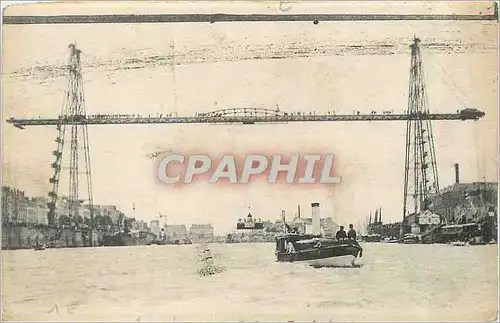 Cartes postales Rouen Le pont transbordeur Bateau