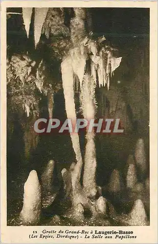 Cartes postales Grotte du Grand Roc a Laugerie Basse (Les Eyzies Dordogne) La Salle aux Papillons