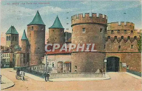 Cartes postales Metz La Porte des Allemands