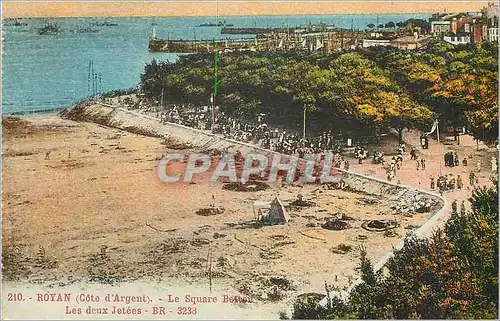 Cartes postales Royan (Cote d'Argent) Le Square Les Deux Jetees