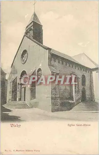 Cartes postales Vichy Eglise Saint Blaise