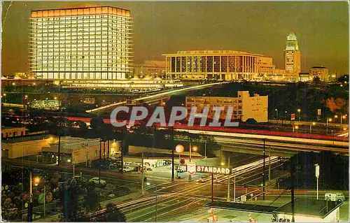 Cartes postales moderne City Center at Night The Beaufiful New Music Center and City Hall