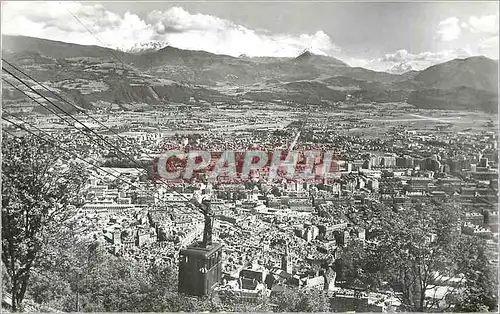 Cartes postales moderne Grenoble Panorama Telepherique de la Bastille