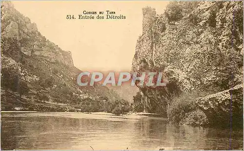 Cartes postales Gorges du Tarn Entree des Detroits