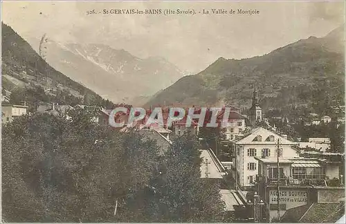 Cartes postales St Gervais les Bains (Hte Savoie) La Vallee de Montjoie