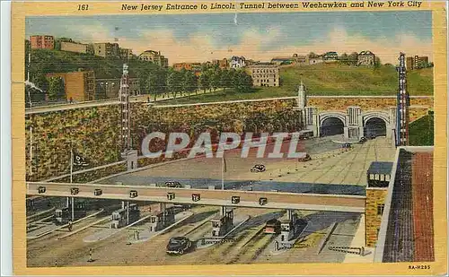 Cartes postales New Jersey Entrance to Lincoln Tunnel Between Weehawken and New York City