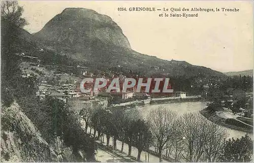 Cartes postales Grenoble Le Quais des Allobroges La Pronche et le Saint Eynard