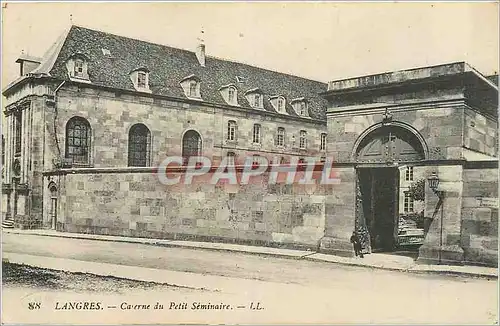 Cartes postales Langres Caverne du Petit Seminaire Militaria