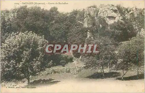 Cartes postales Saulges (Mayenne) Grotte de Rochefort