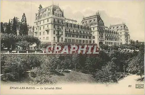 Cartes postales Evian les Bains Le Splendide Hotel