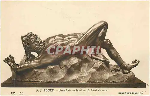 Cartes postales Musee de Bruxelles Promethee enchaine sur le Mont Cancase