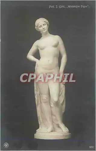 Cartes postales Weibliche Figur