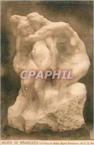 Cartes postales Musee de Bruxelles Les Filles de Satan Egide Rombaux