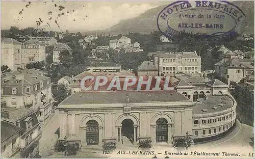 Cartes postales Aix les Bains Ensemble de l'Etablissement Thermal