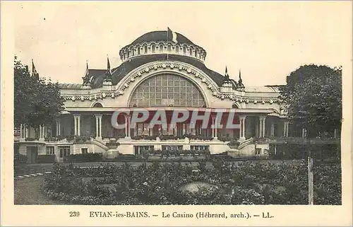 Cartes postales Evian les Bains Le Casino (Hebrard arch)