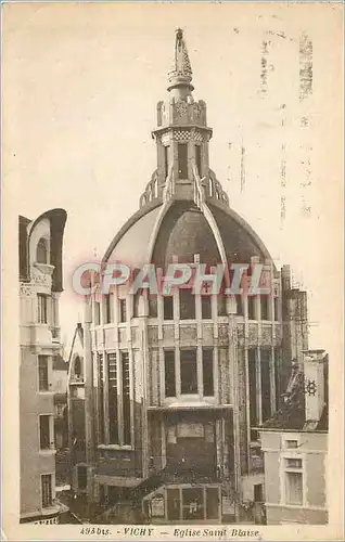 Cartes postales Vichy Eglise Saint Blaise