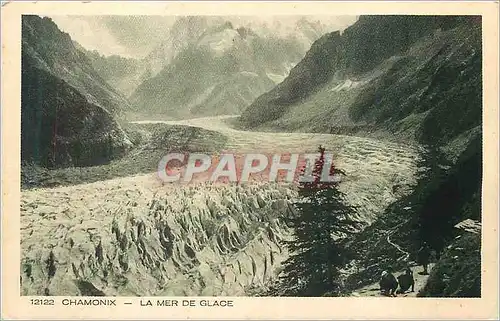 Cartes postales Chamonix La Mer de Glace