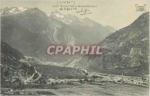 Cartes postales Modane Ville et Modane Fourneau