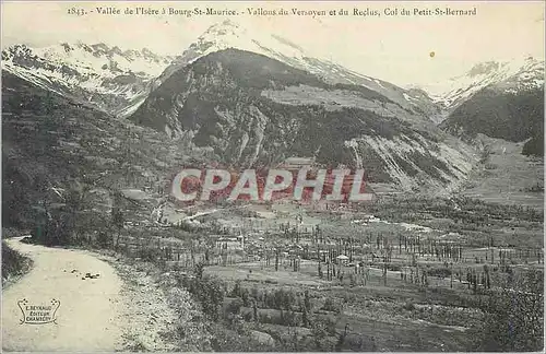 Cartes postales Vallee de l'Isere a Bourg St Maurice Vallons du Vallons Versoyen et du Reclus Col du Petit St Be