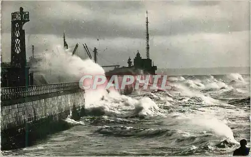 Cartes postales moderne Le Havre La Jetee Nord Effet de Mer