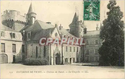 Cartes postales Environs de Vichy Chateau de Bussel La Chapelle