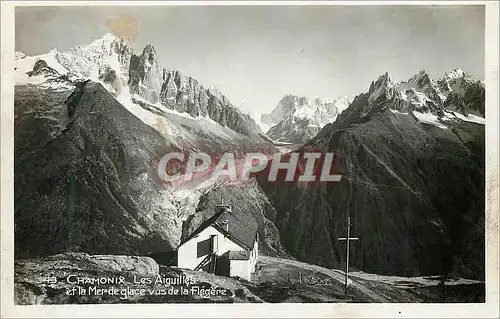 Cartes postales moderne Chamonix Les Aiguilles et la Mer de Glace vus de la Flegere