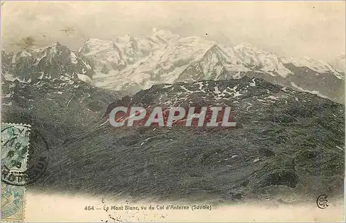 Cartes postales Le Mont Blanc vu du Col d'Anterne (Savoie)