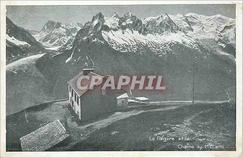 Cartes postales La Flegere et la Chaine du Mont Blanc