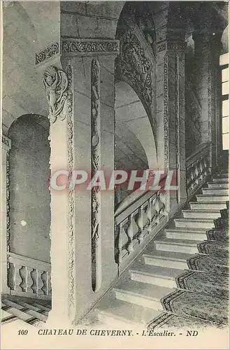 Cartes postales Chateau de Cheverny L'Escalier