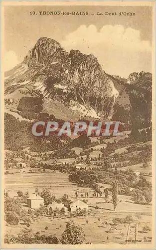 Cartes postales Thonon les Bains Le Dent d'Oche