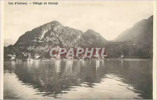 Cartes postales Lac d'Annecy Village de Duingt