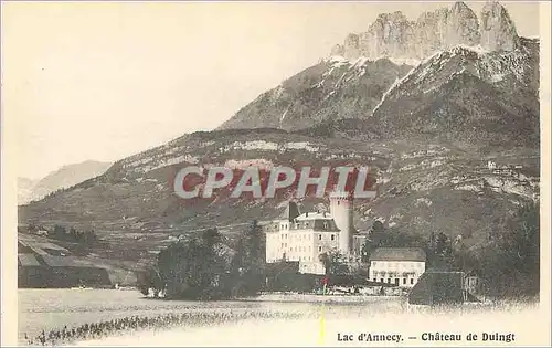 Cartes postales Lac d'Annecy Chateau de Duingt