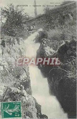 Cartes postales Matour Cascade du Grand Moulin