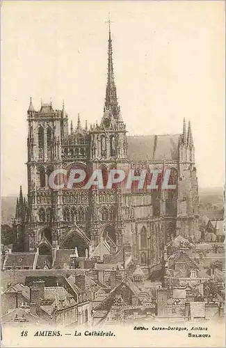 Cartes postales Amiens La Cathedrale