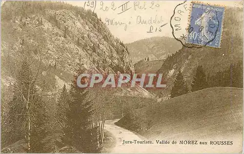 Cartes postales Jura Touriste Vallee de Morez aux Rousses
