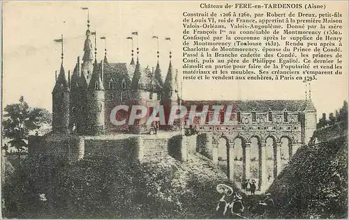 Cartes postales Chateau de Fere en Tardenois (Aisne)