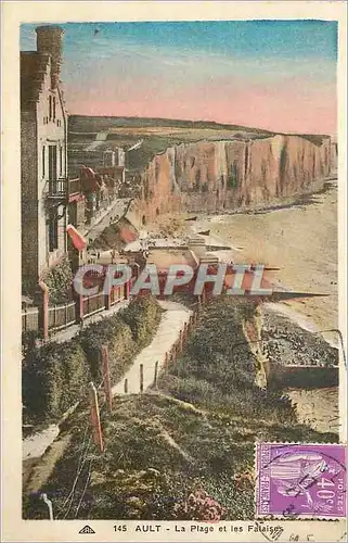 Cartes postales Ault La Plage et les Falaises