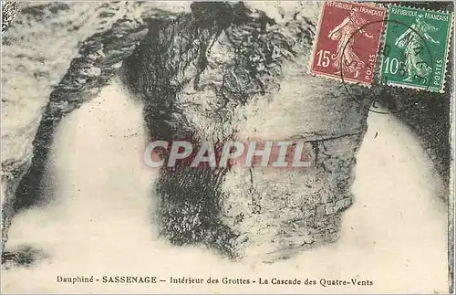 Cartes postales Sassenage Dauphine Interieur des Grottes