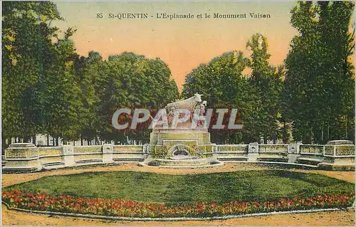 Cartes postales St Quentin L'Esplanade et le Monument Vaison