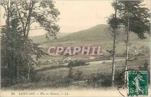 Cartes postales Saint Die Vue sur Robache