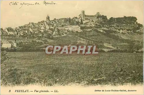 Cartes postales Vezelay Vue Generale