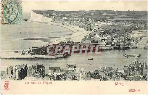 Cartes postales Mers Vue prise du Treport