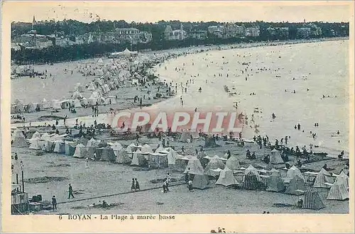 Cartes postales Royan Le Plage a Maree Basse