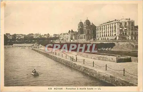 Cartes postales Royan Foncillon a Maree Haute