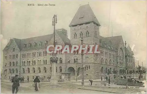 Cartes postales Metz Hotel des Postes