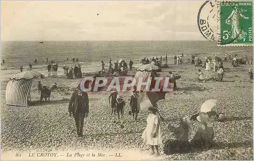 Cartes postales Le Crotoy la PLage et la Mer