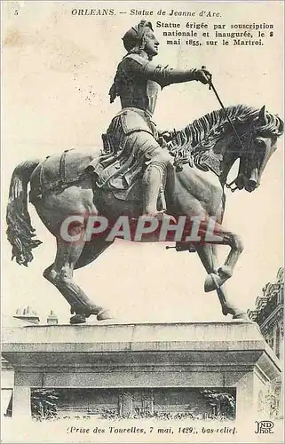 Cartes postales Orleans Statue de Jeanne d'Arc