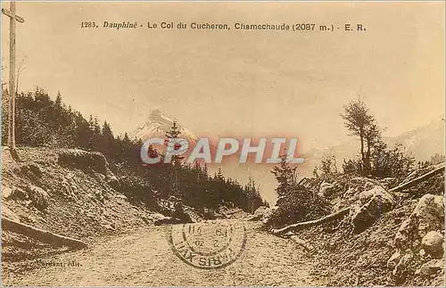 Cartes postales Dauphine Le Col du Cucheron Chamechaude (2087 m)